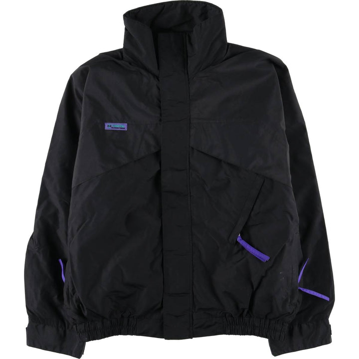 90'S Columbia Whirlibird Mountain Jacket, White Tag, Men's Size L, Vintage Shell Jacket Nylon black type Vintage Second Hand