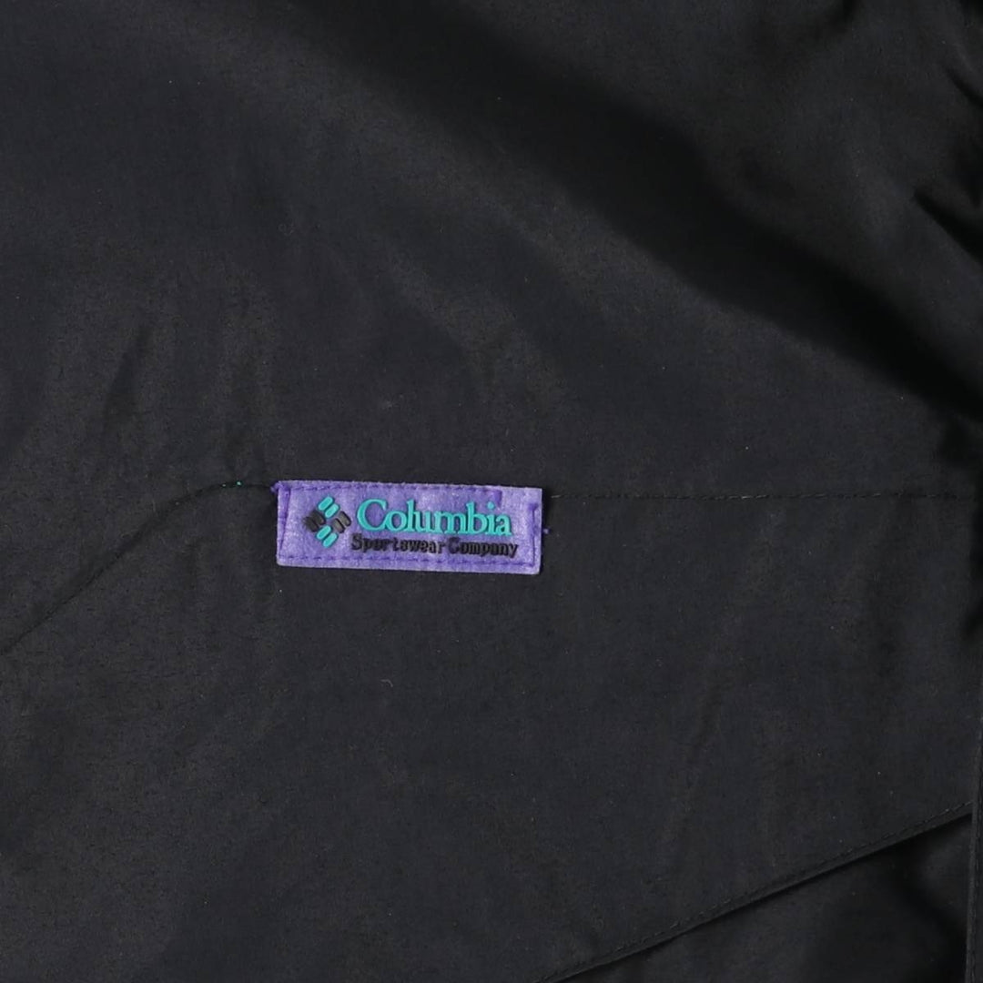 90'S Columbia Whirlibird Mountain Jacket, White Tag, Men's Size L, Vintage Shell Jacket Nylon black type Vintage Second Hand