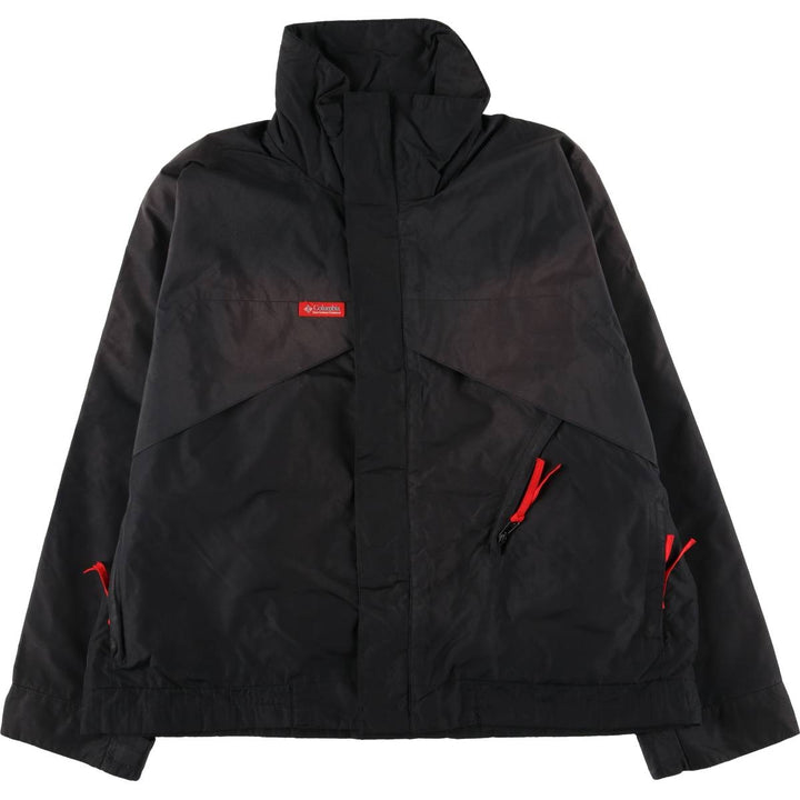 Vintage 1980'S Columbia Whirlibird Mountain Jacket, Navy Blue, Tag, Shell Jacket, Men's Size L Nylon black type Vintage Second Hand
