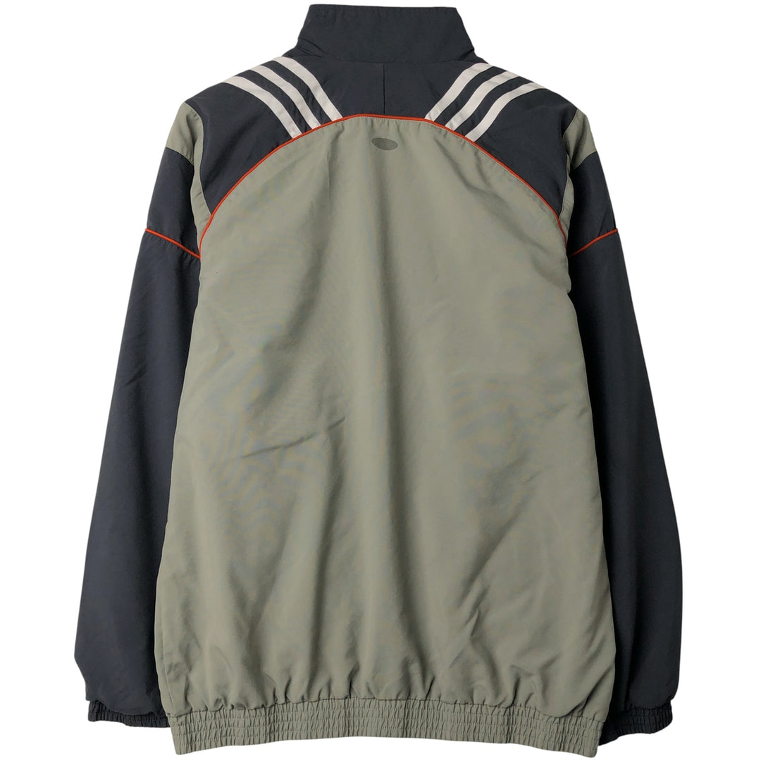 00'S adidas windbreaker, men's size S polyester gray type Vintage Second Hand