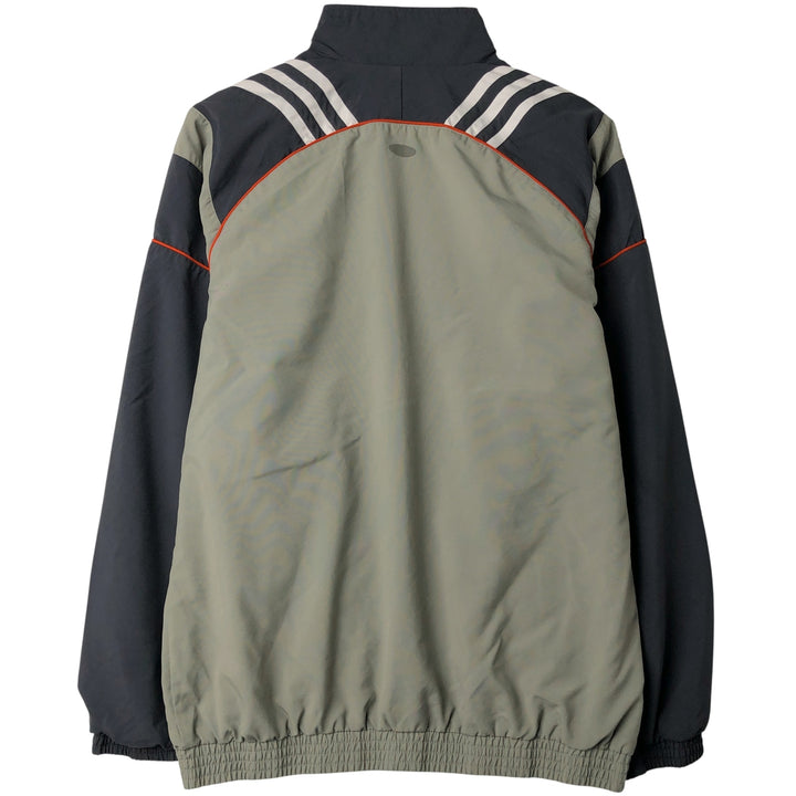 00'S adidas windbreaker, men's size S polyester gray type Vintage Second Hand