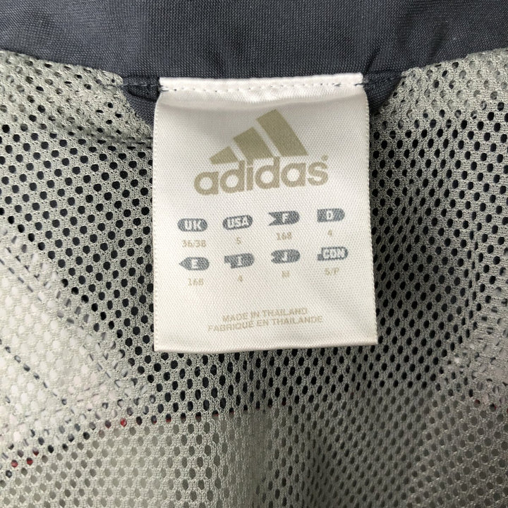00'S adidas windbreaker, men's size S polyester gray type Vintage Second Hand