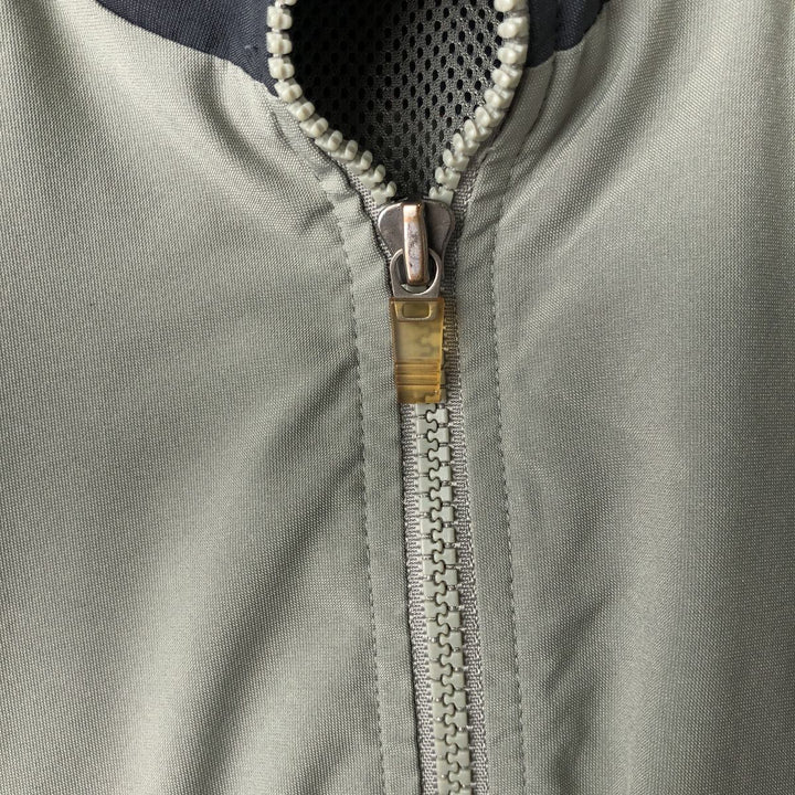 00'S adidas windbreaker, men's size S polyester gray type Vintage Second Hand