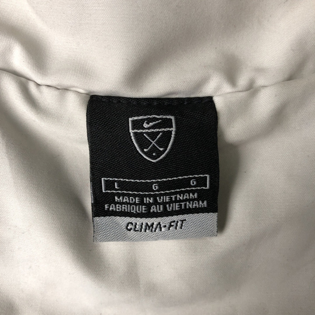 Nike Golf CLIMA-FIT Windbreaker, Men's Size L polyester navy blue type Vintage Second Hand