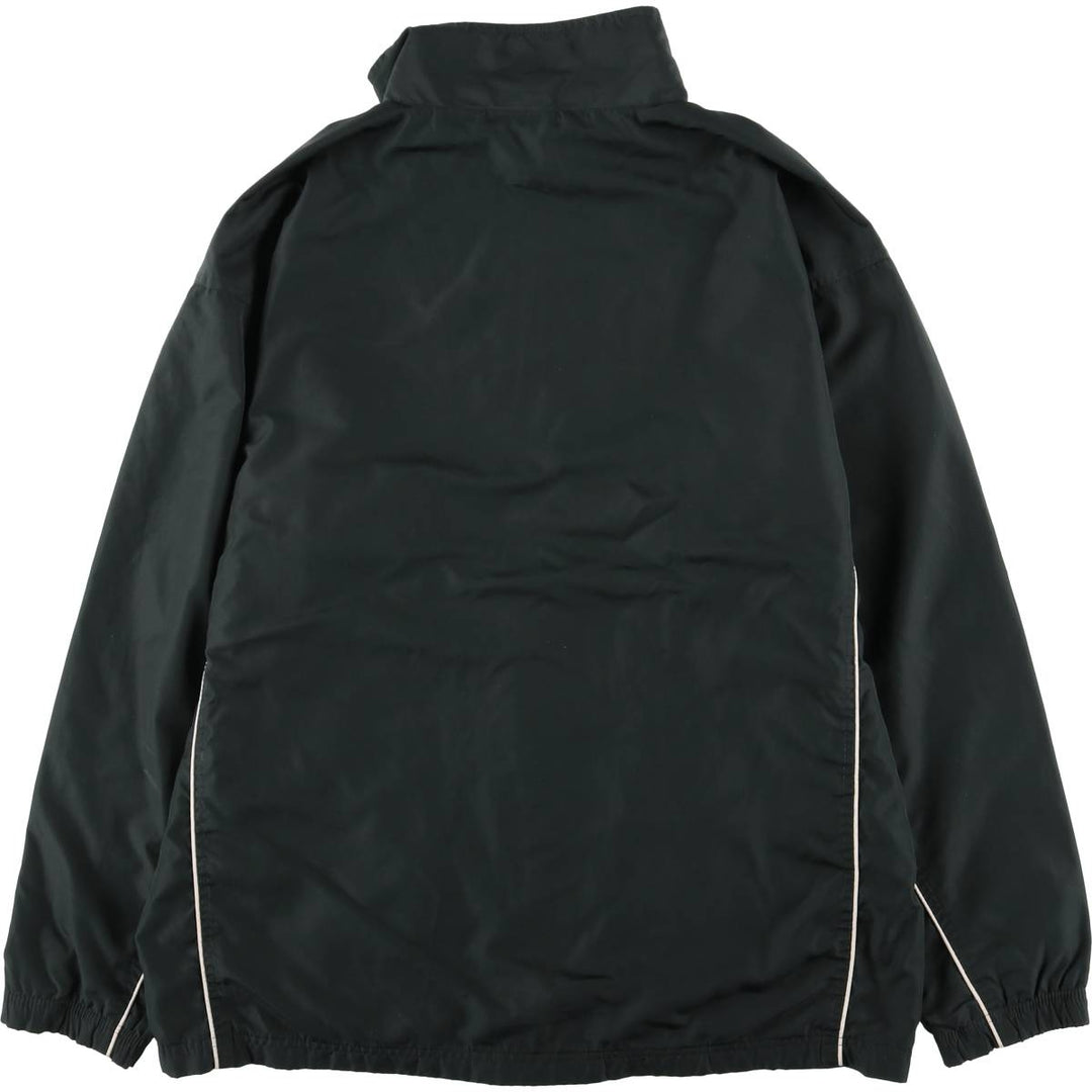 00s~ Reebok Windbreaker Men's L size polyester black type Vintage Second Hand