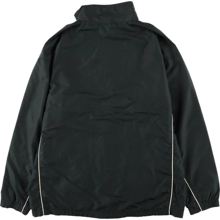 00s~ Reebok Windbreaker Men's L size polyester black type Vintage Second Hand