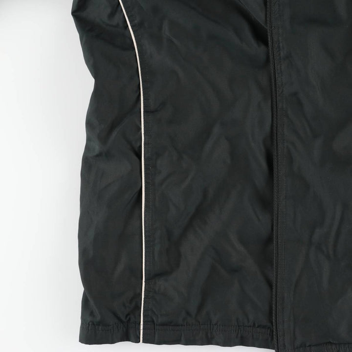 00s~ Reebok Windbreaker Men's L size polyester black type Vintage Second Hand