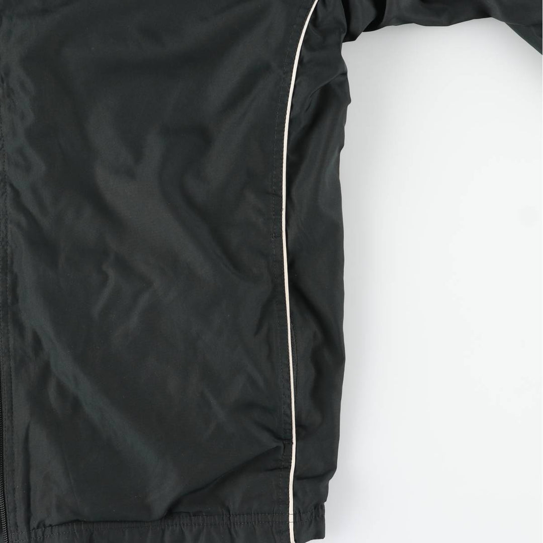 00s~ Reebok Windbreaker Men's L size polyester black type Vintage Second Hand