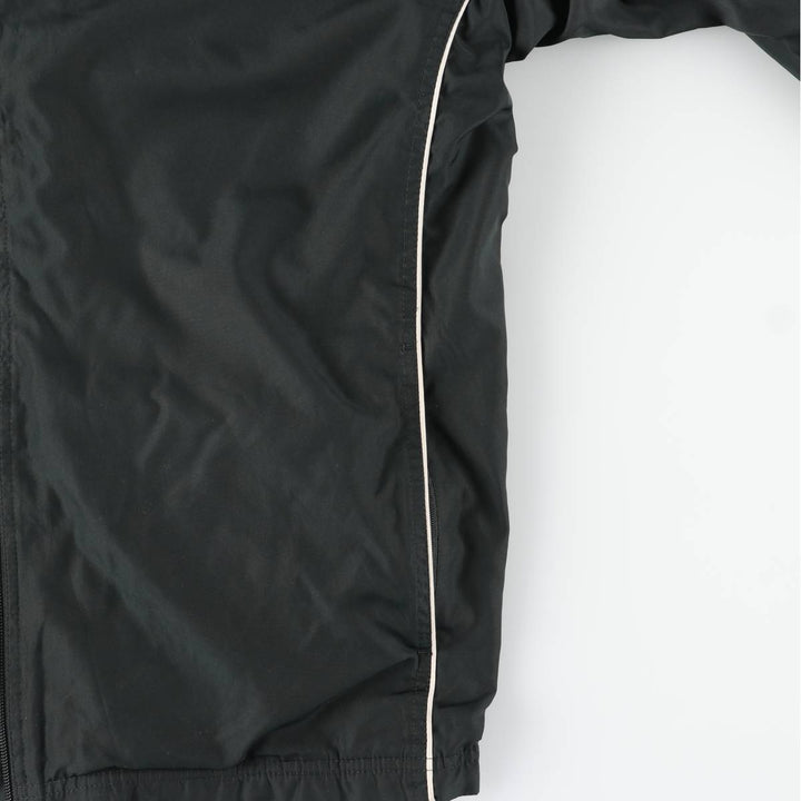 00s~ Reebok Windbreaker Men's L size polyester black type Vintage Second Hand