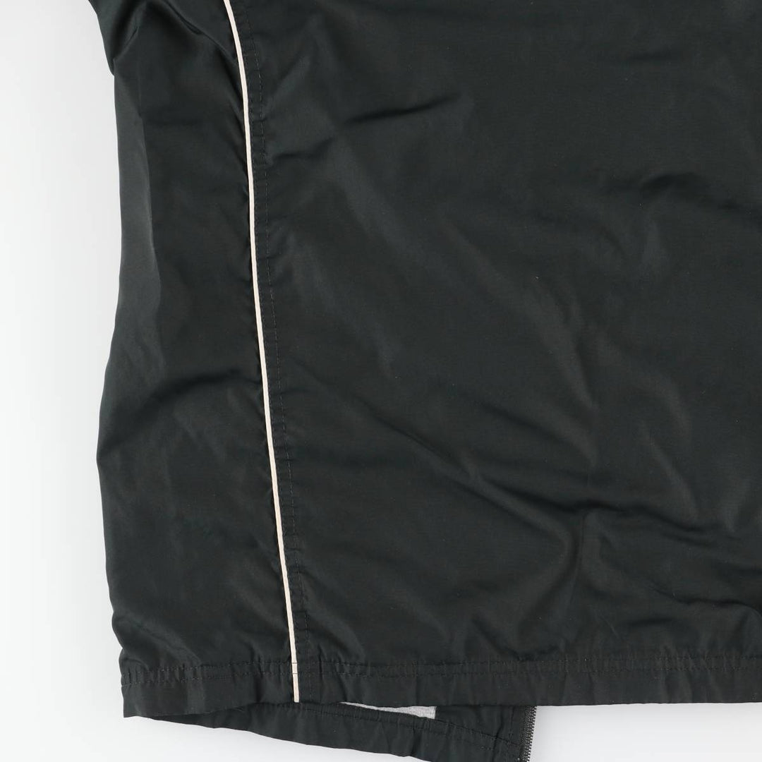 00s~ Reebok Windbreaker Men's L size polyester black type Vintage Second Hand