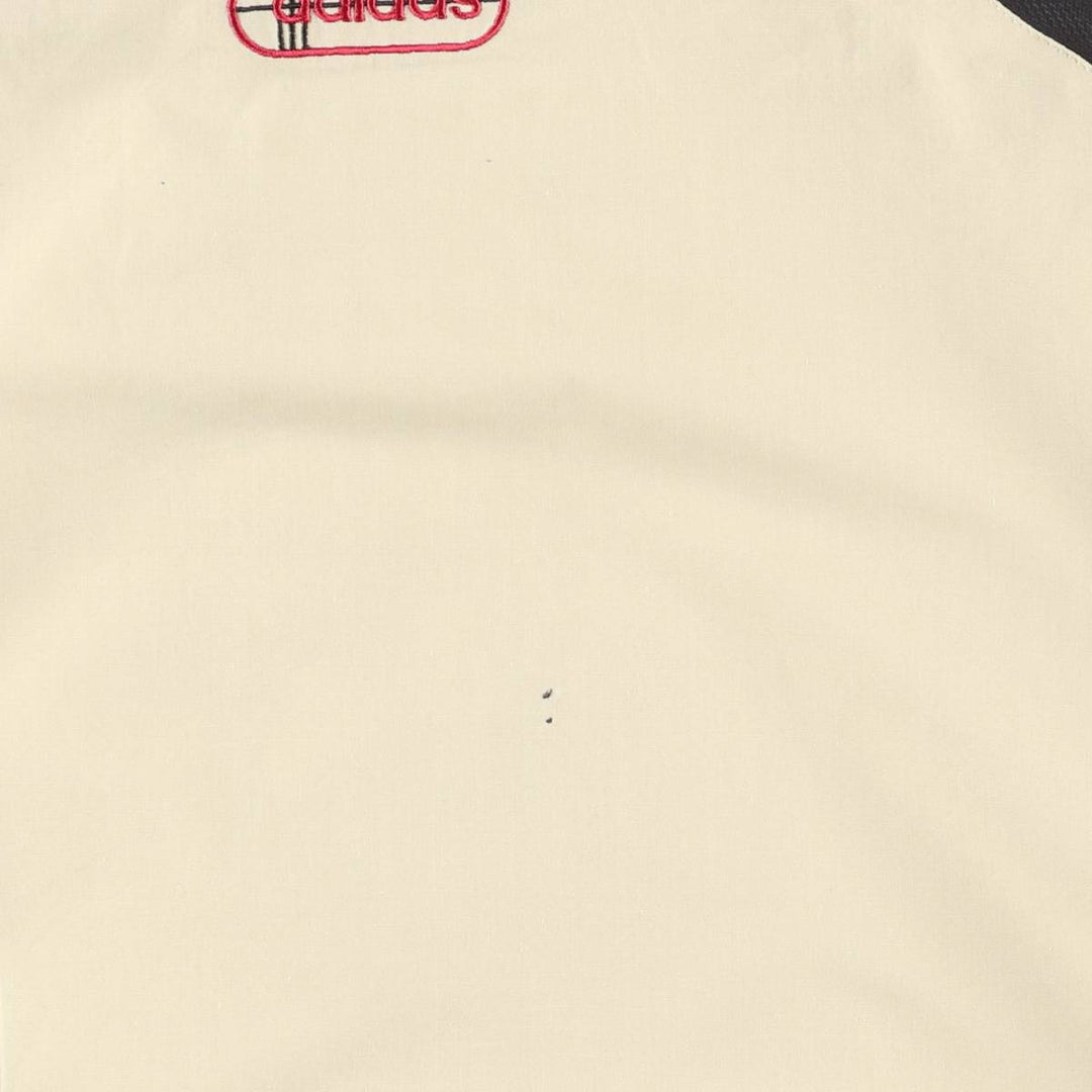 00'S adidas windbreaker, men's size L polyester Khaki type sage green Vintage Second Hand