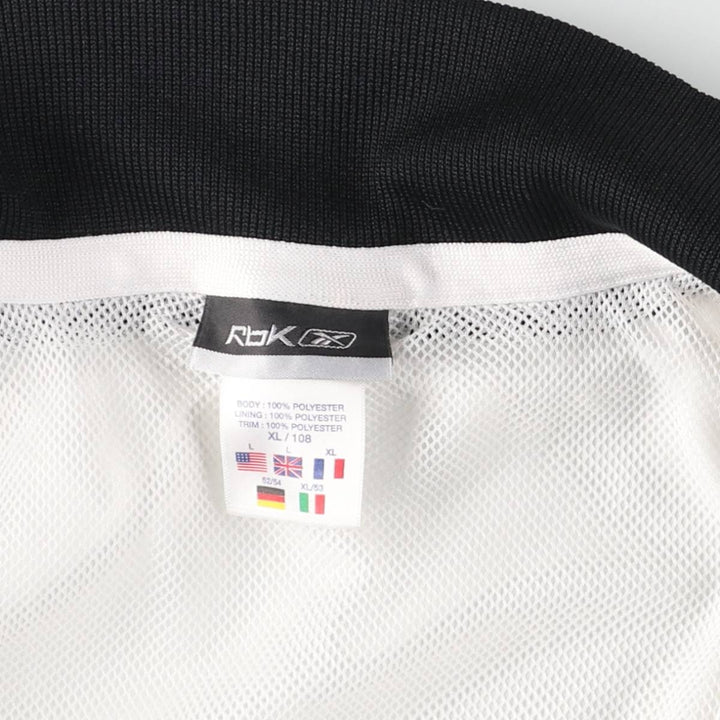 Reebok Windbreaker Men's Size L polyester white type Vintage Second Hand