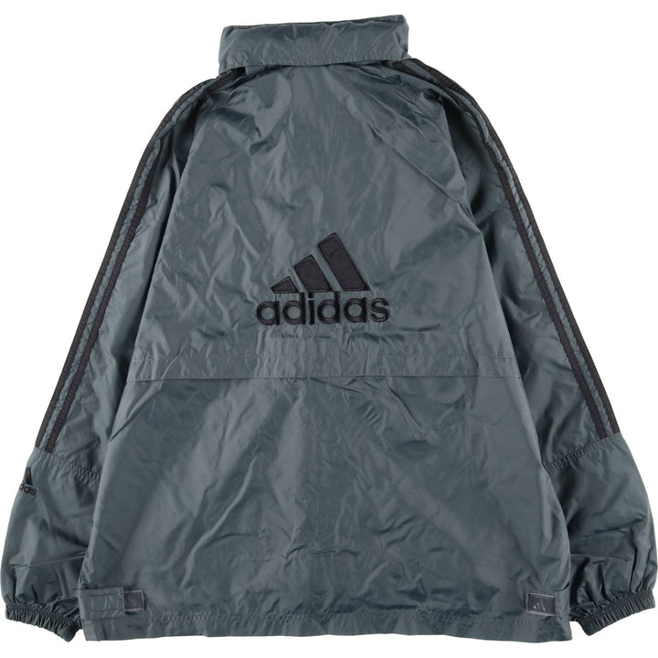 90s-00'S Adidas Back Logo Nylon Jacket, Men's Size L polyamide gray type Vintage Second Hand