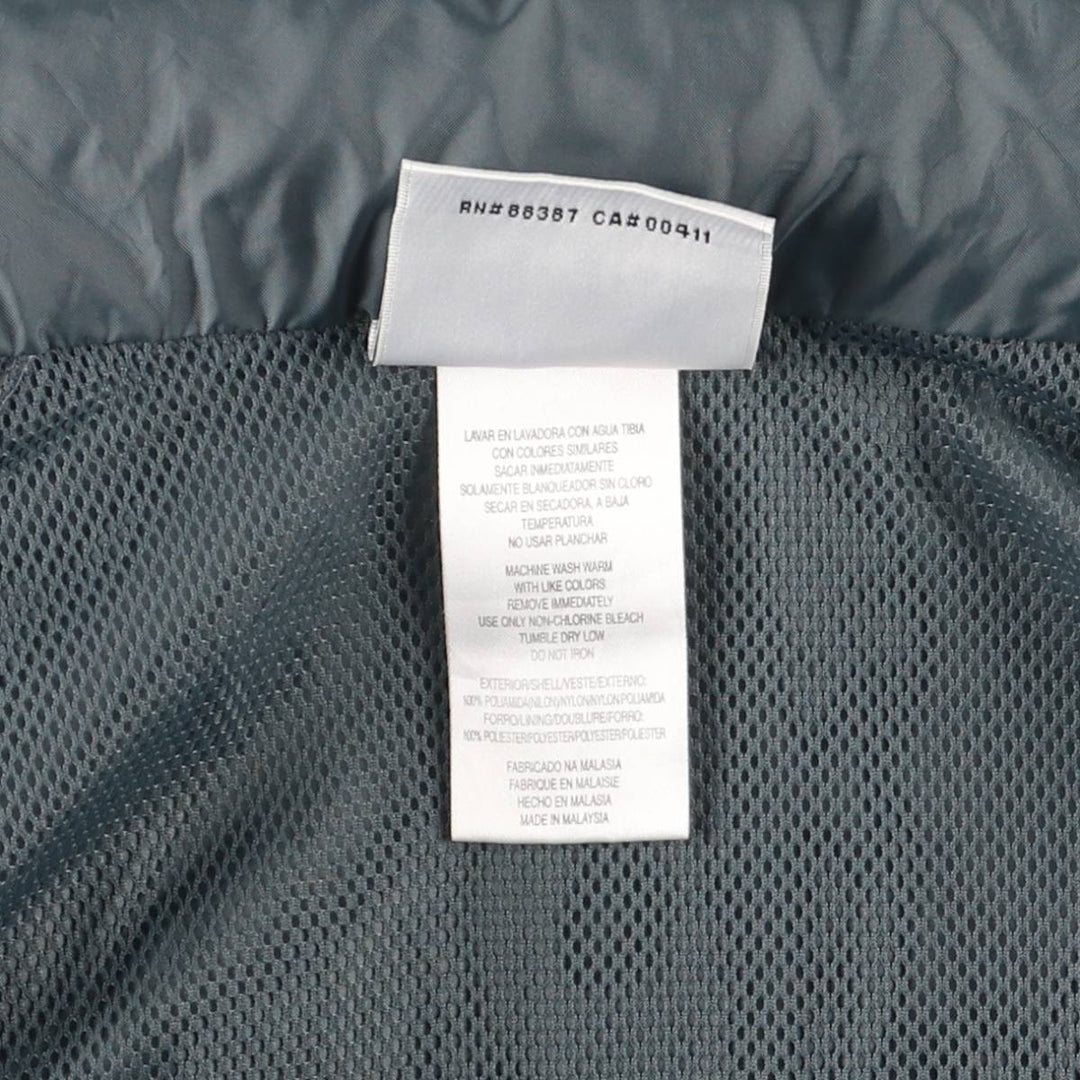 90s-00'S Adidas Back Logo Nylon Jacket, Men's Size L polyamide gray type Vintage Second Hand
