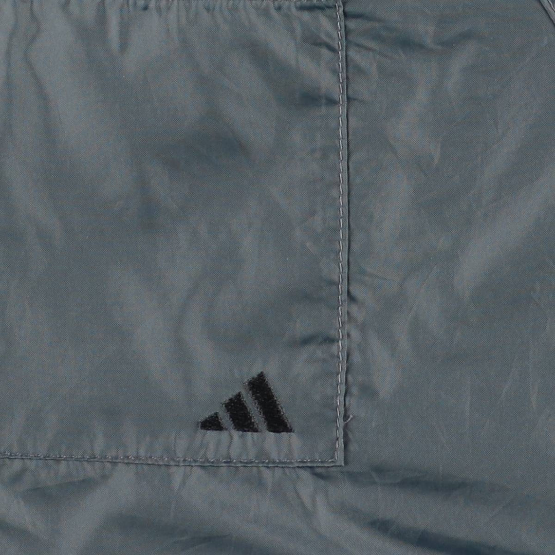 90s-00'S Adidas Back Logo Nylon Jacket, Men's Size L polyamide gray type Vintage Second Hand