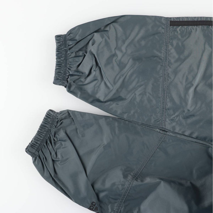 90s-00'S Adidas Back Logo Nylon Jacket, Men's Size L polyamide gray type Vintage Second Hand