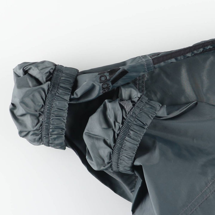 90s-00'S Adidas Back Logo Nylon Jacket, Men's Size L polyamide gray type Vintage Second Hand