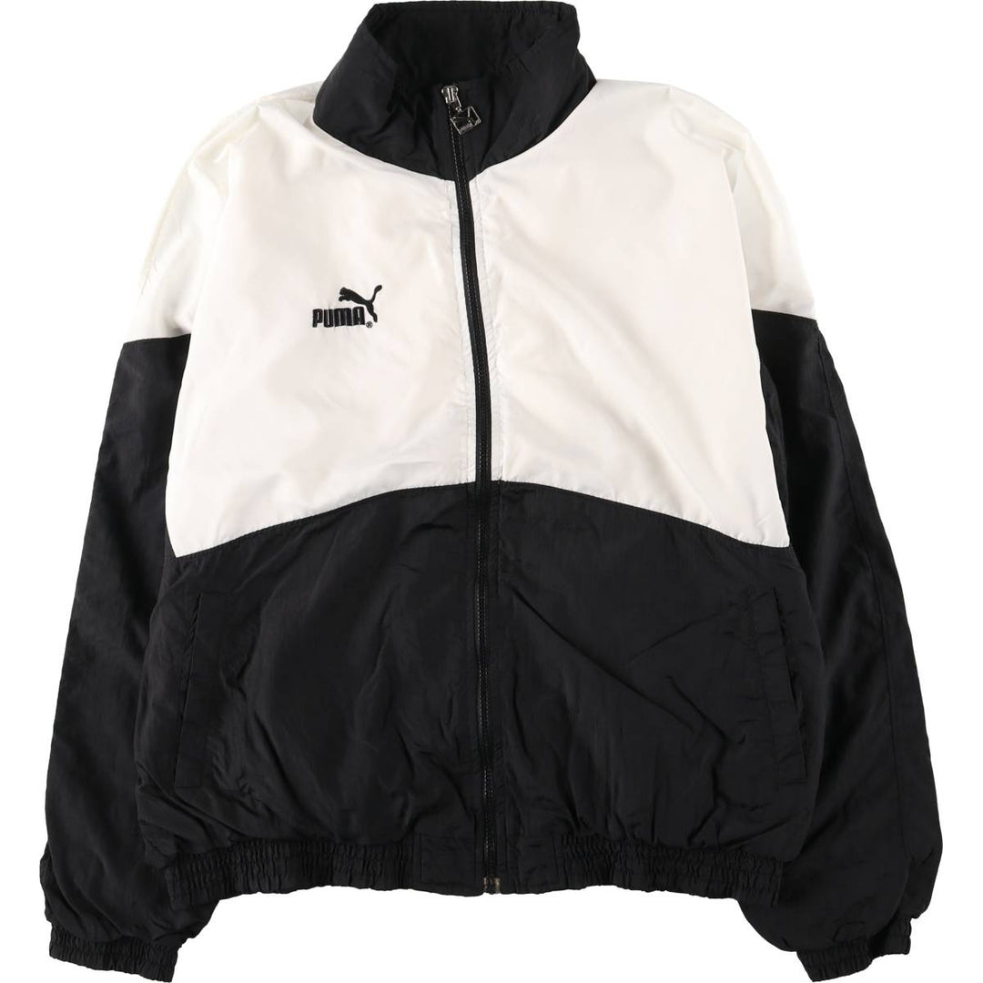 90'S Puma Nylon Jacket, Men's Size L, Vintage Nylon white type Vintage Second Hand