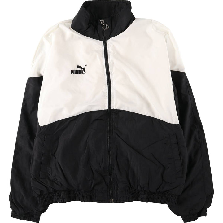 90'S Puma Nylon Jacket, Men's Size L, Vintage Nylon white type Vintage Second Hand