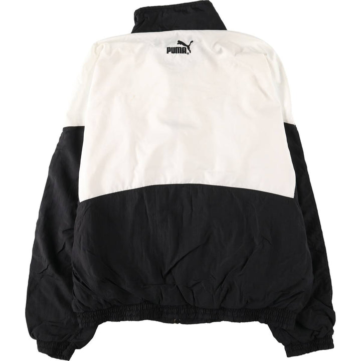 90'S Puma Nylon Jacket, Men's Size L, Vintage Nylon white type Vintage Second Hand