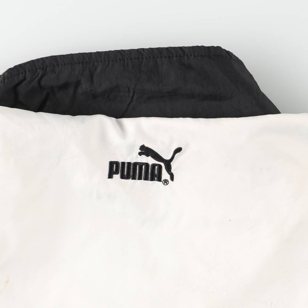 90'S Puma Nylon Jacket, Men's Size L, Vintage Nylon white type Vintage Second Hand