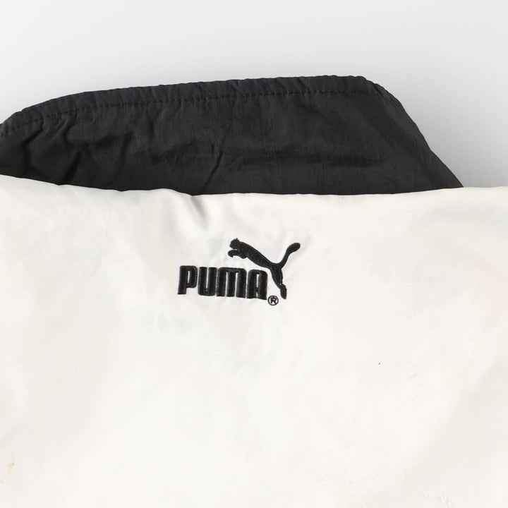90'S Puma Nylon Jacket, Men's Size L, Vintage Nylon white type Vintage Second Hand