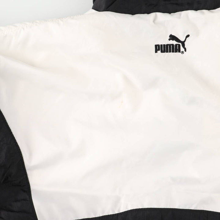 90'S Puma Nylon Jacket, Men's Size L, Vintage Nylon white type Vintage Second Hand