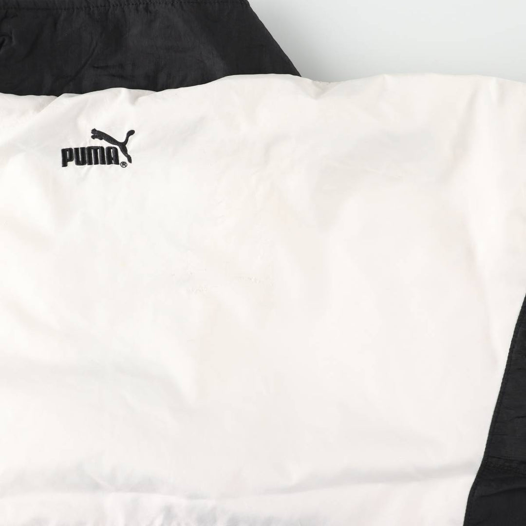 90'S Puma Nylon Jacket, Men's Size L, Vintage Nylon white type Vintage Second Hand