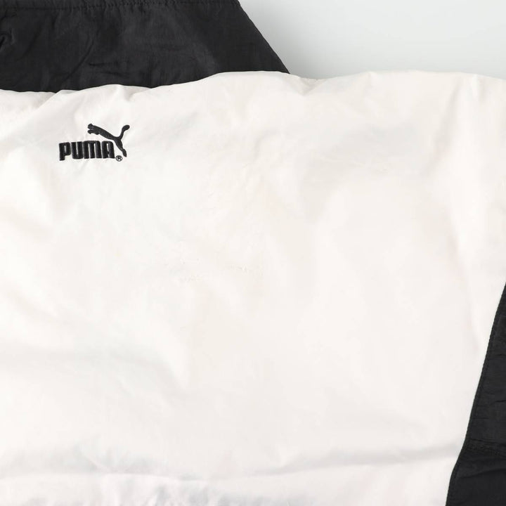 90'S Puma Nylon Jacket, Men's Size L, Vintage Nylon white type Vintage Second Hand