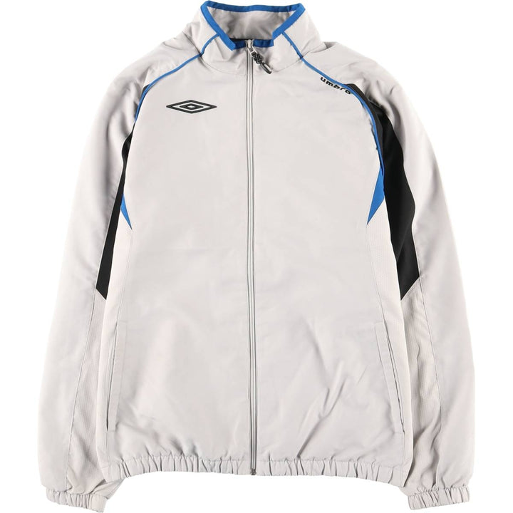 00'S Umbro UMBRO windbreaker, men's size L polyester gray type Vintage Second Hand