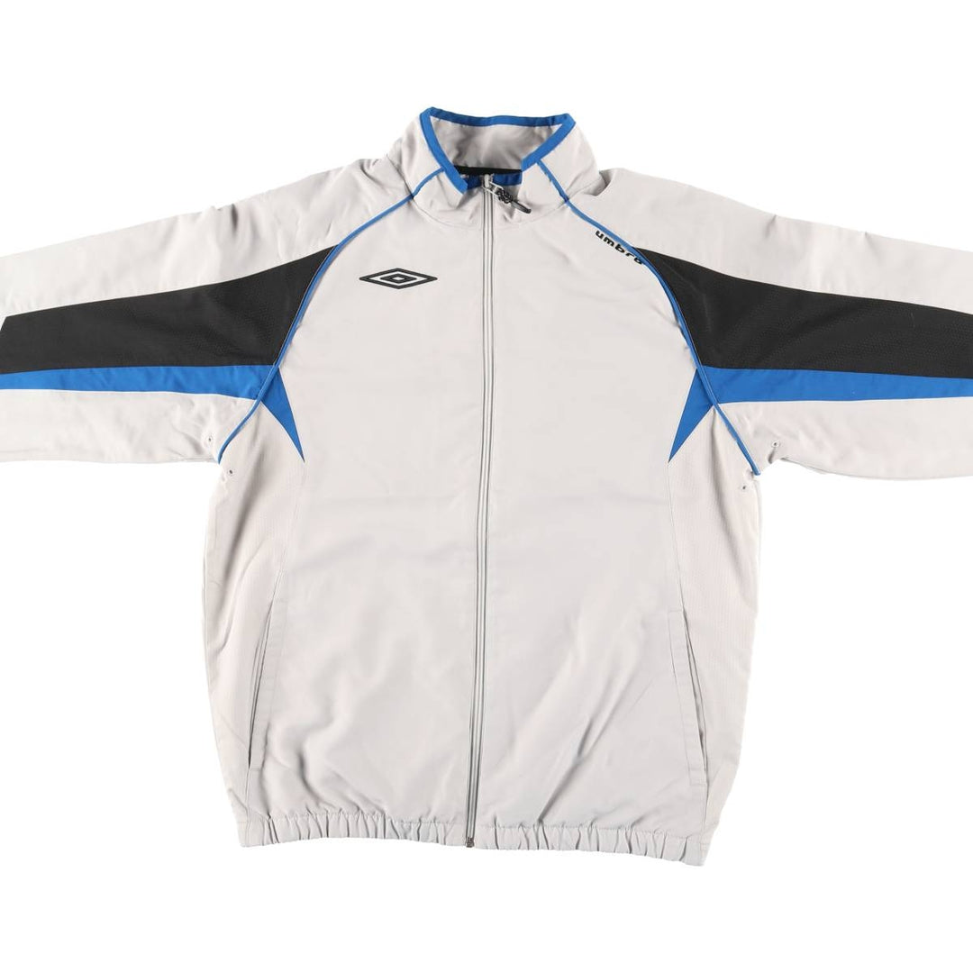 00'S Umbro UMBRO windbreaker, men's size L polyester gray type Vintage Second Hand