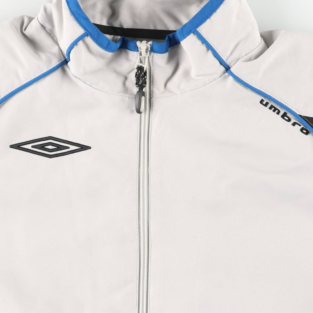 00'S Umbro UMBRO windbreaker, men's size L polyester gray type Vintage Second Hand