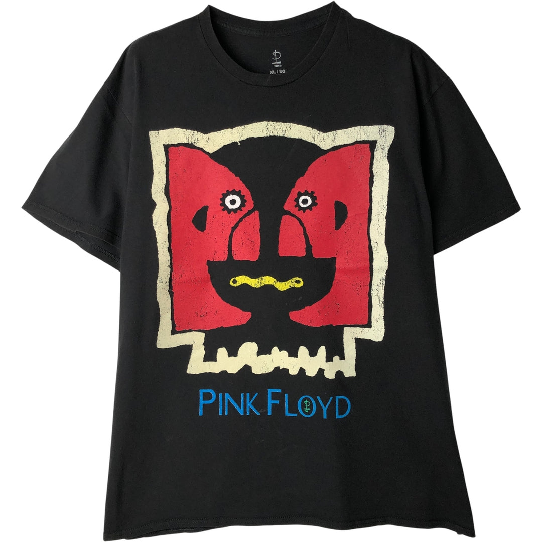 PINK FLOYD Pink Floyd Band T-shirt Band T Men's XL size cotton black type Vintage Second Hand