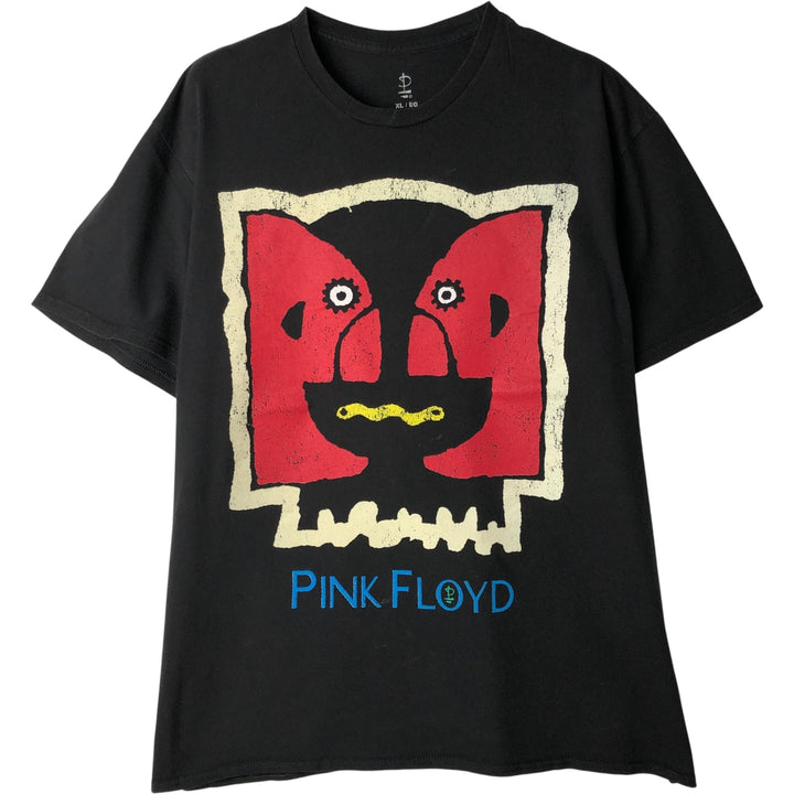 PINK FLOYD Pink Floyd Band T-shirt Band T Men's XL size cotton black type Vintage Second Hand