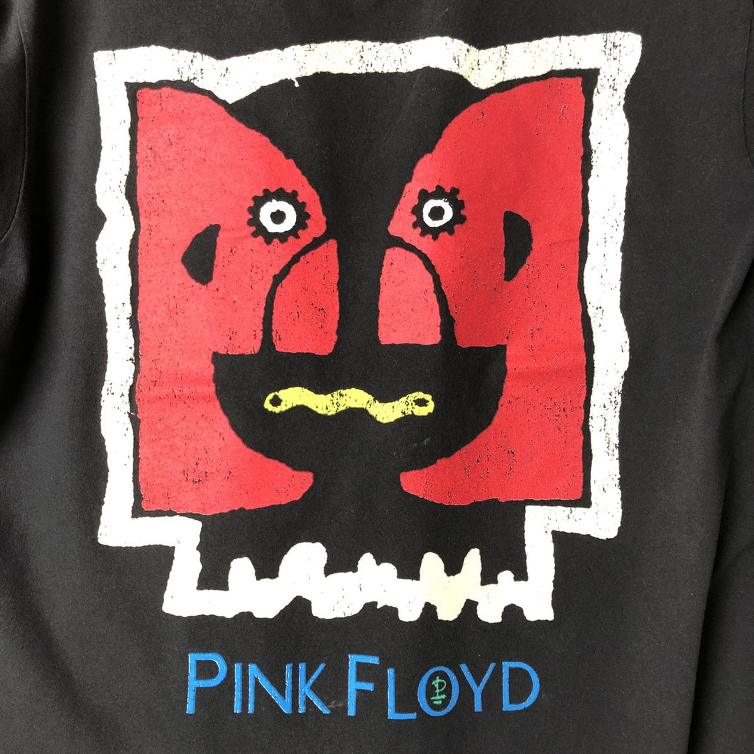 PINK FLOYD Pink Floyd Band T-shirt Band T Men's XL size cotton black type Vintage Second Hand