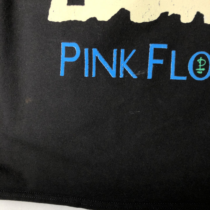 PINK FLOYD Pink Floyd Band T-shirt Band T Men's XL size cotton black type Vintage Second Hand