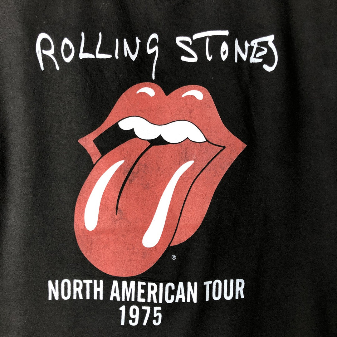 THE ROLLING STONES Band T-shirt, Men's M size cotton black type Vintage Second Hand