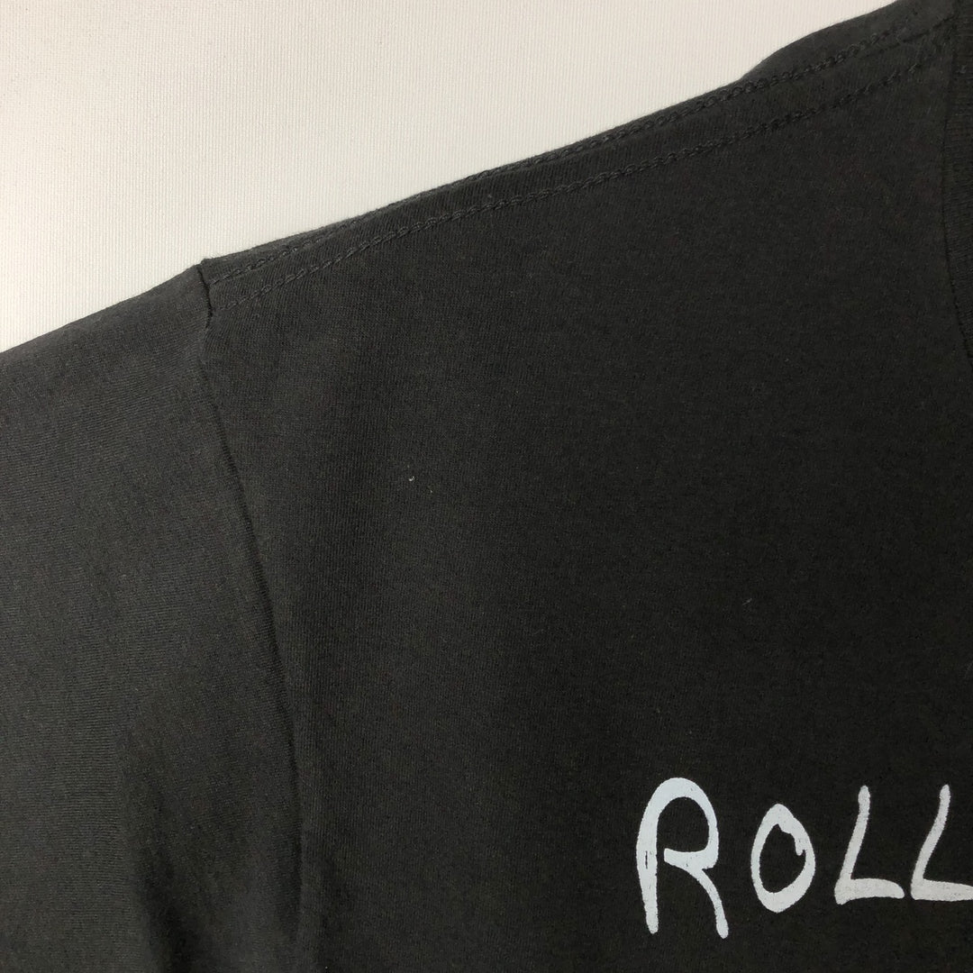 THE ROLLING STONES Band T-shirt, Men's M size cotton black type Vintage Second Hand
