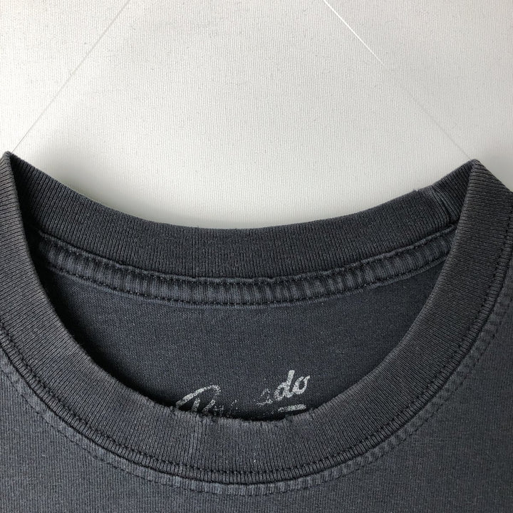 RUSH Rush Paint Band T-Shirt, Men's Size L unclear black type Vintage Second Hand