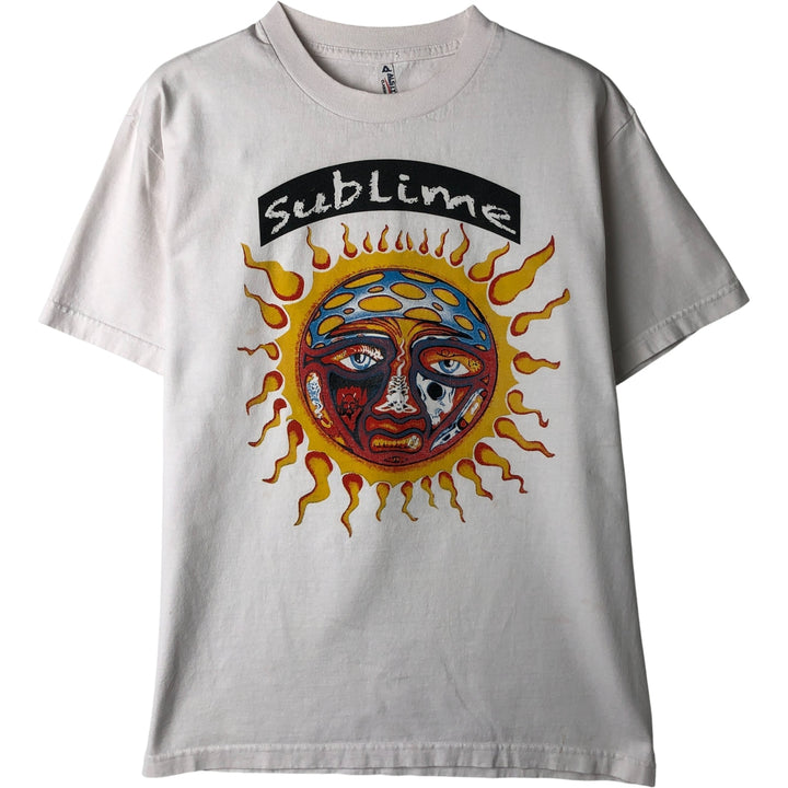 ALSTYLE SUBLIME Band T-Shirt, Men's Size Medium cotton white type Vintage Second Hand