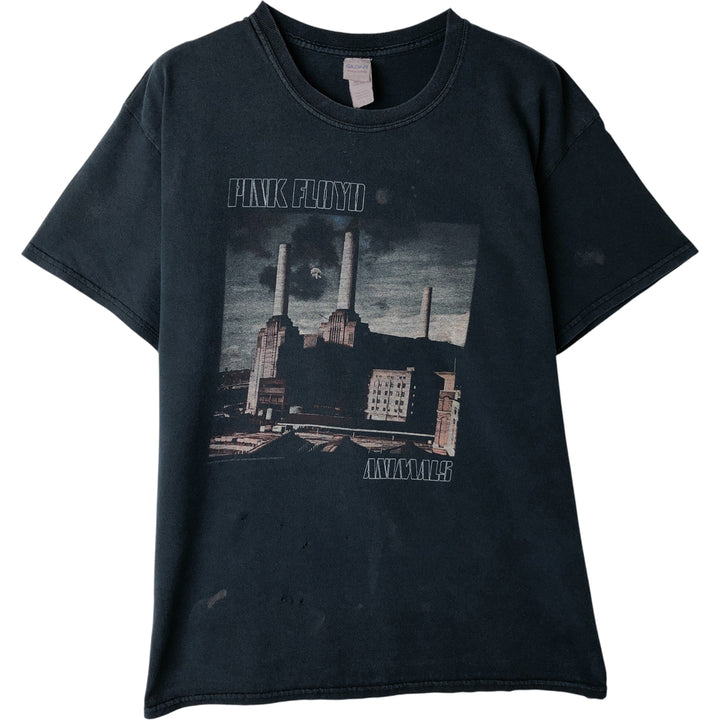 Gildan Pink Floyd Band T-Shirt, Men's Size L cotton black type Vintage Second Hand