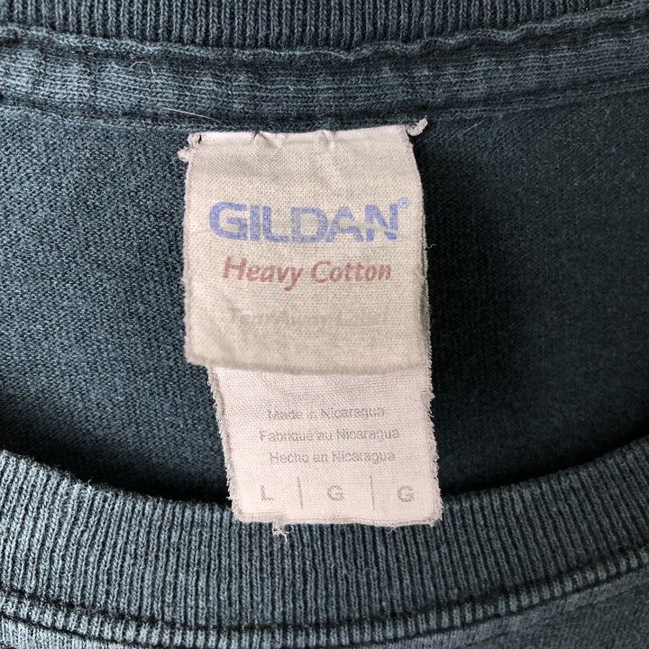 Gildan Pink Floyd Band T-Shirt, Men's Size L cotton black type Vintage Second Hand
