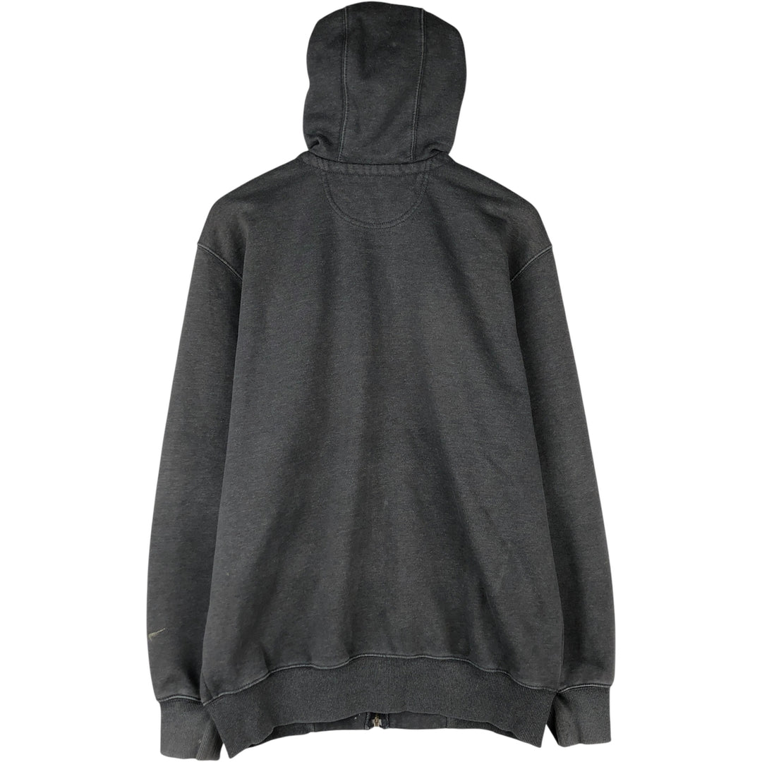 Carhartt ORIGINAL FIT sweat full zip hoodie, men's size M cotton gray type Vintage Second Hand