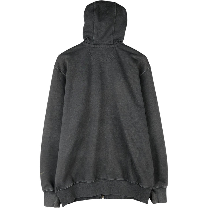 Carhartt ORIGINAL FIT sweat full zip hoodie, men's size M cotton gray type Vintage Second Hand
