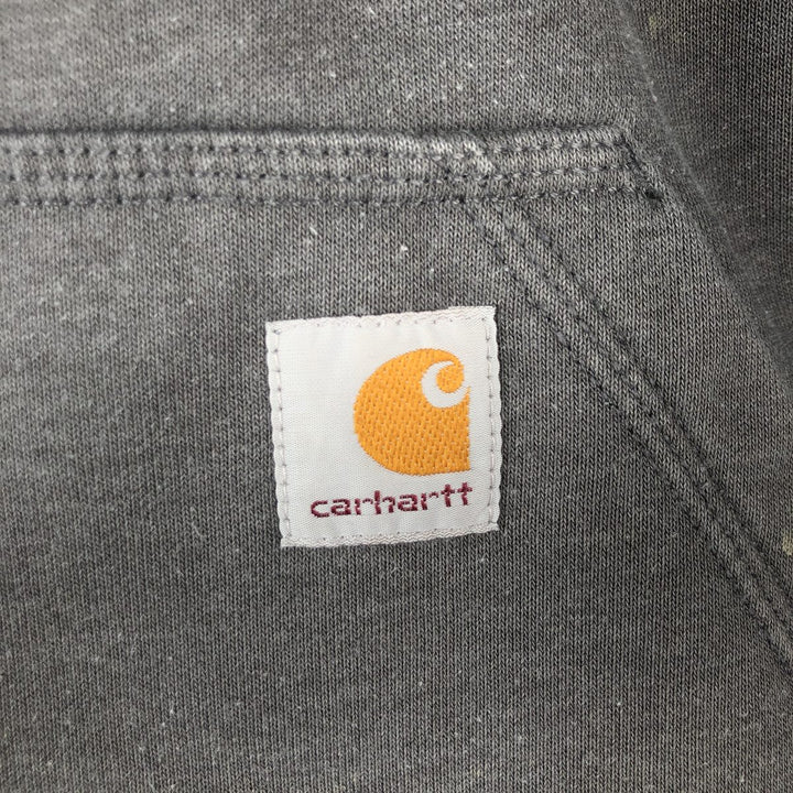 Carhartt ORIGINAL FIT sweat full zip hoodie, men's size M cotton gray type Vintage Second Hand
