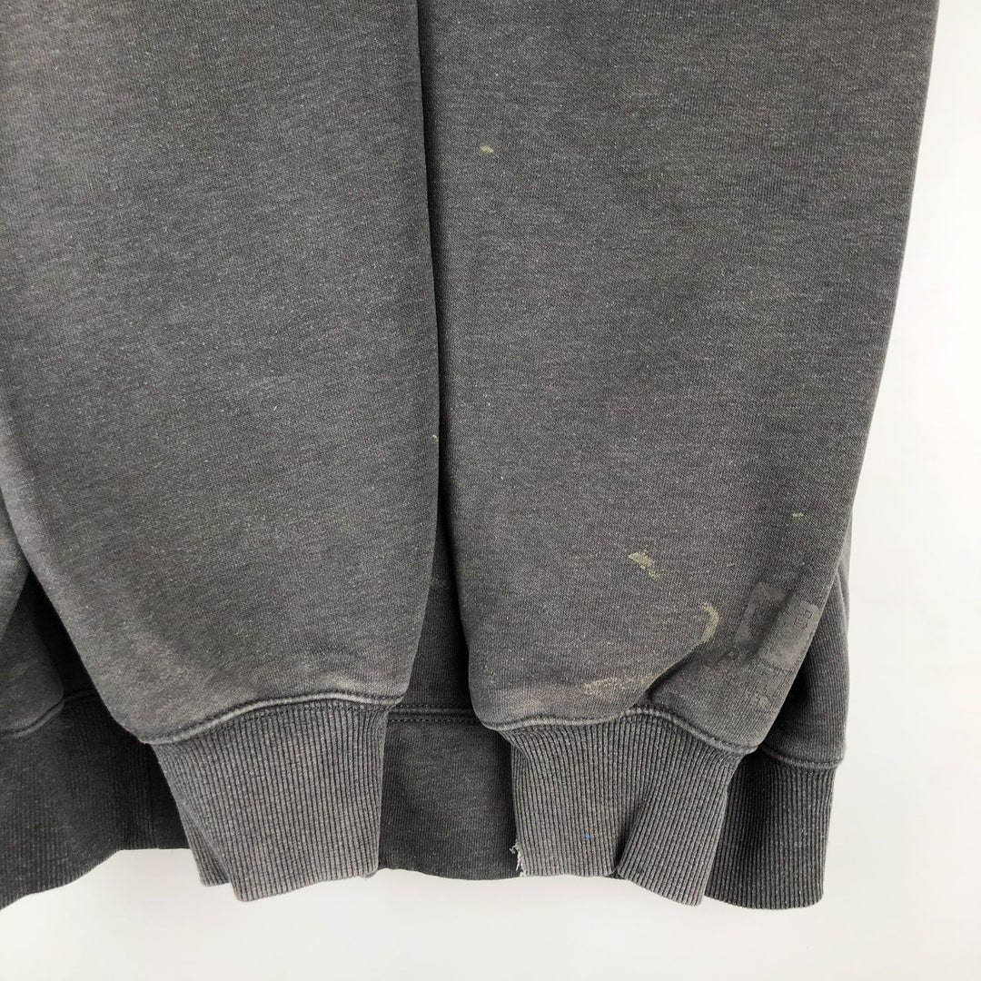 Carhartt ORIGINAL FIT sweat full zip hoodie, men's size M cotton gray type Vintage Second Hand