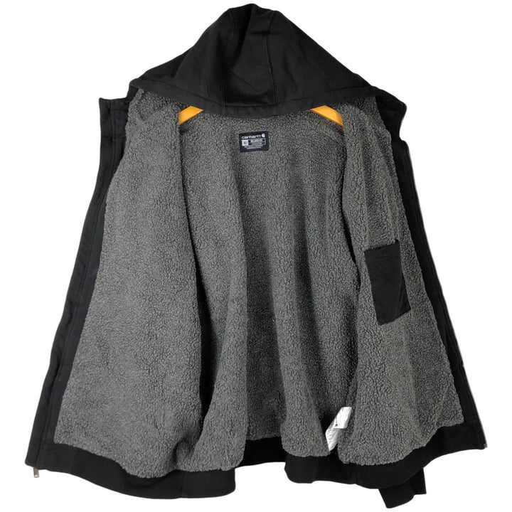 Carhartt Relaxed Fit Sweat Full Zip Hoodie, Men's XL cotton black type Vintage Second Hand