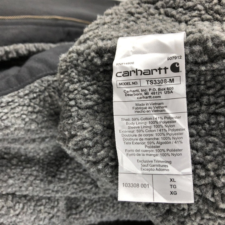Carhartt Relaxed Fit Sweat Full Zip Hoodie, Men's XL cotton black type Vintage Second Hand