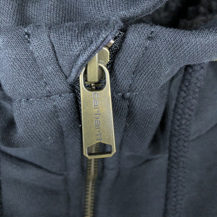 Carhartt Relaxed Fit Sweat Full Zip Hoodie, Men's XL cotton black type Vintage Second Hand