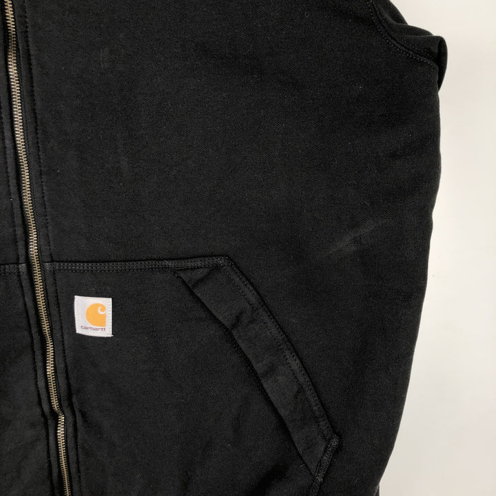 Carhartt Relaxed Fit Sweat Full Zip Hoodie, Men's XL cotton black type Vintage Second Hand